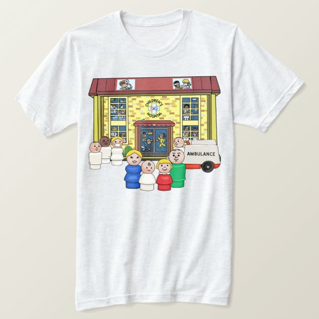 Barn på barnsjukhuset t shirt (Design framsida)