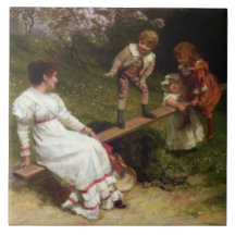 Barn på en Seesaw (av Frederick Morgan)