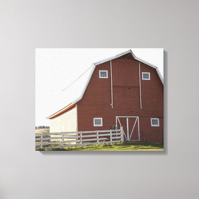 Barn på landsbygden canvastryck (Framsida)