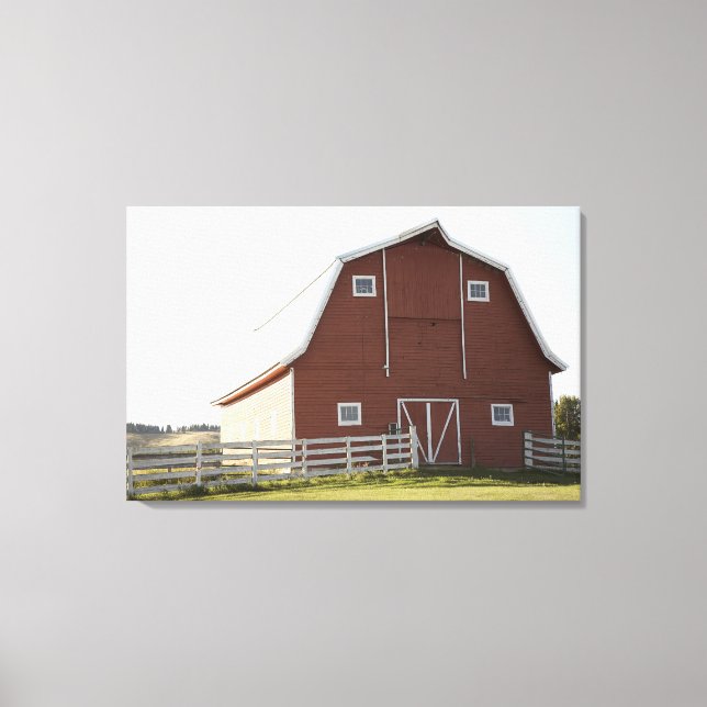 Barn på landsbygden canvastryck (Framsida)