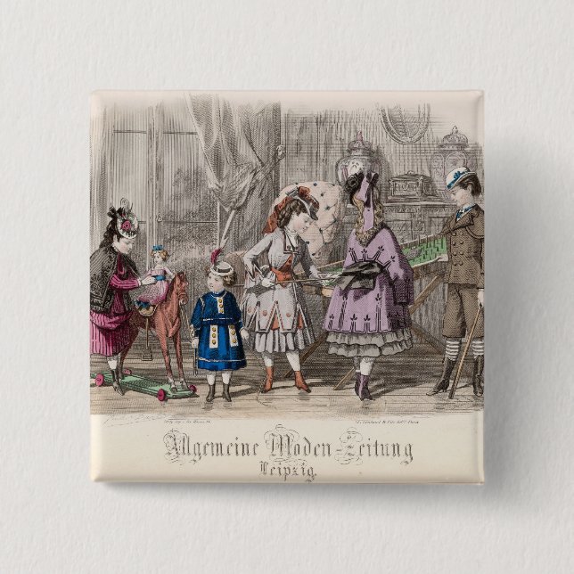 Barn på lek knapp (Framsida)