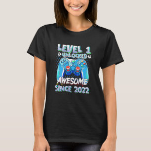 Barn på nivå 1 olåst Fantastisk sedan 2022 videosp T Shirt