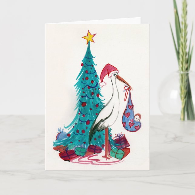 Barn på väg helgkort (Framsida)