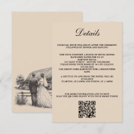 Barn par QR-kod och detaljer Tilläggskort