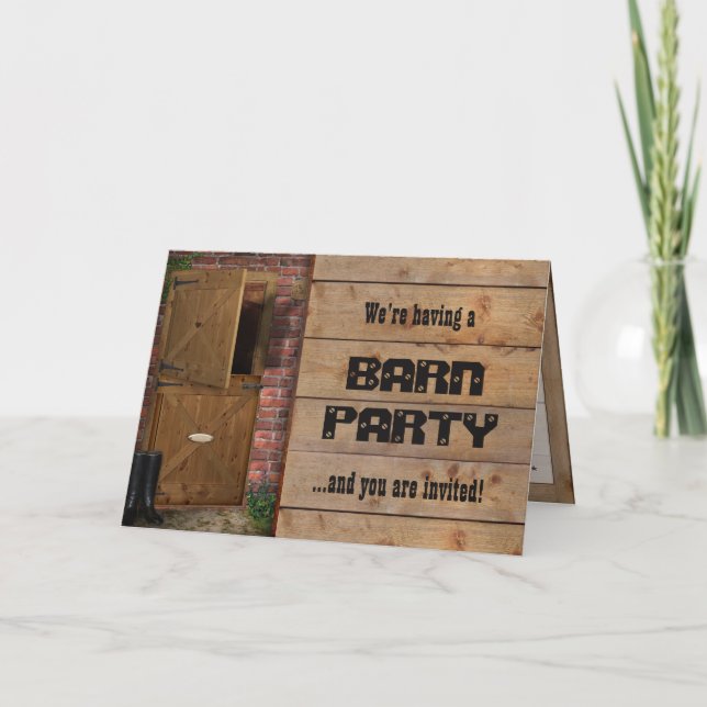 Barn Party-inbjudan Inbjudan (Framsida)