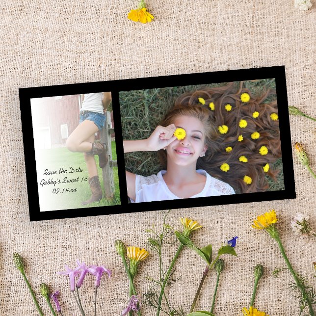 Barn Party Sweet 16 Birthday Spara datumet (Skapare uppladdad)