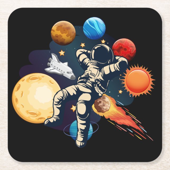 Barn party underlägg: GeronimoH Underlägg Papper Kvadrat (Framsidan)