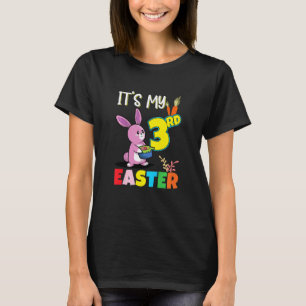 Barn Påskägg Hunt 3:e födelsedagen Cute Påsk Bunn T Shirt