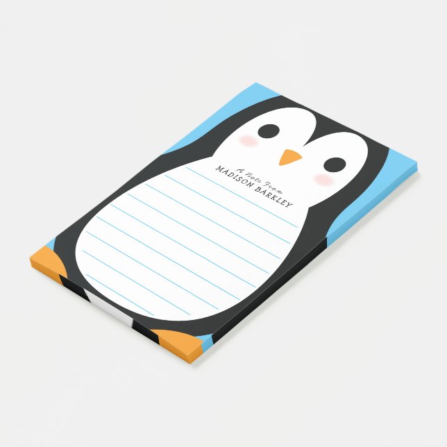 Barn Penguin Cute Post-it Block (Vinklad)