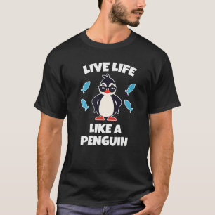 Barn Penguin lever som en Penguin T Shirt