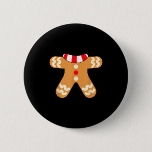 Barn Pepparkaksgubbe Kostym Matchning Jul Knapp