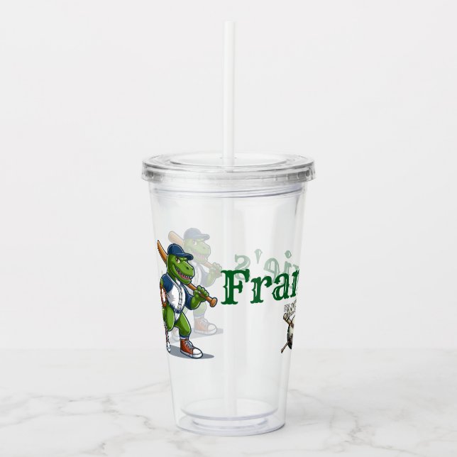 Barn Personlig Baseboll  Take Away Mugg (Framsida)