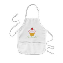 Barn Personlig Chef Apron med Cherry Cupaka Barnförkläde