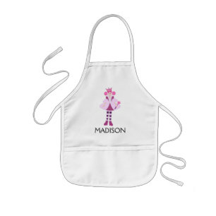 Barn Personlig Princess Apron Barnförkläde