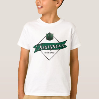 Barn Personliga Mästare Diamant Grafisk Sportkläde T Shirt