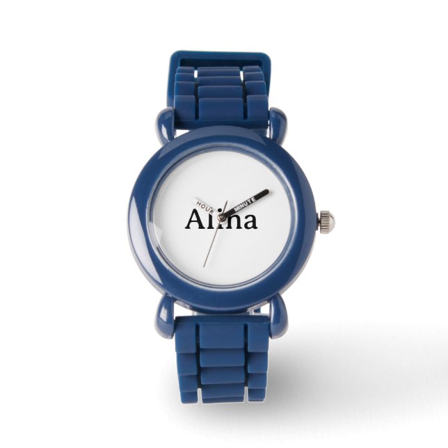 Barn Plastfodral med silikonrem Fotoväktare Armbandsur (Framsida)