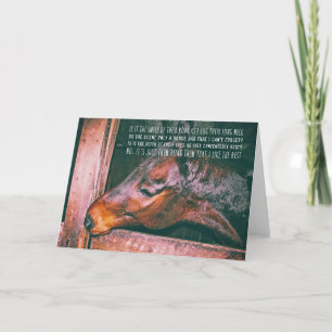 BARN PLAY Greeting Card Tack Kort