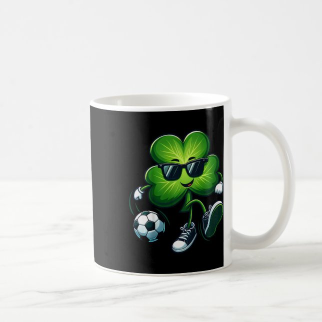 Barn Pojkar Fotboll Fans Spelare St Patricks D Kaffemugg (Höger)