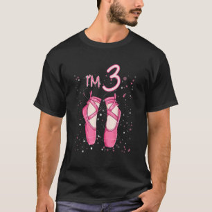 Barn Princess 3:e födelsedagen Jag är 3 år gammal T Shirt