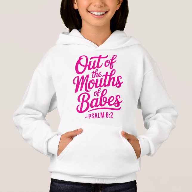 Barn Psaltaren Tro Hoodie T Shirt (Framsida)