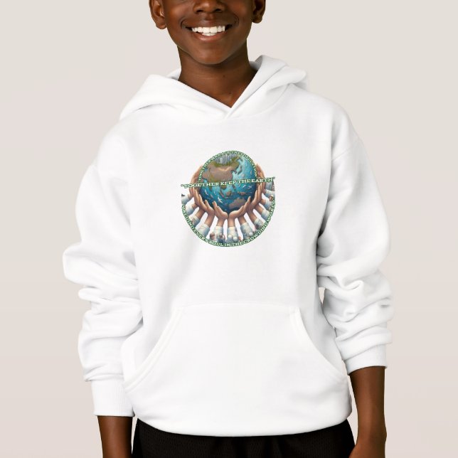 Barn Pullover Hoodie T Shirt (Framsida)