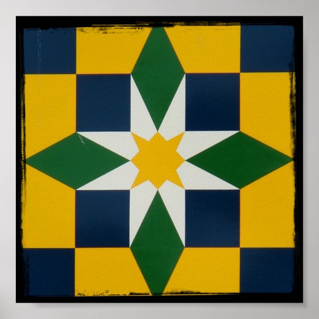 Barn Quilt Poster (Framsidan)