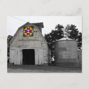 Barn Quilt Vykort