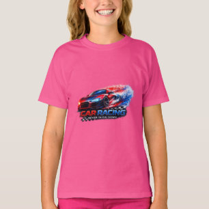 Barn racing bil grafisk t-shirt – Roligt fart tema