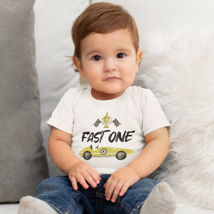 Barn Racingbil 1-årsdag T Shirt