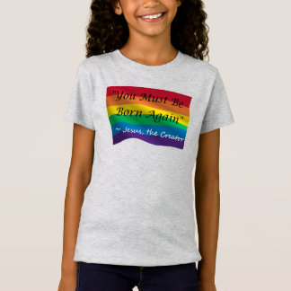 Barn Rainbow Pride Shirt "be Born IGEN"  T Shirt