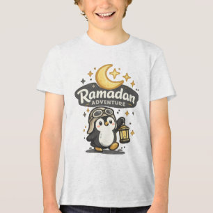 Barn Ramadan Äventyr Pingvin Grafisk T-Shirt