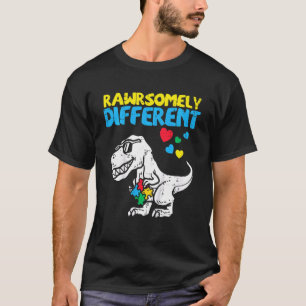 Barn Rawrsomely Different Trex Dino Småpojkar A T Shirt