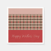 Barn Red and Rosy Pink