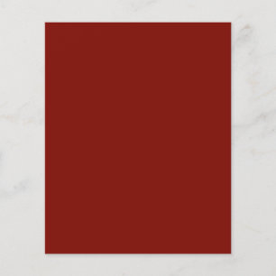 Barn Red (solid färg) Flygblad