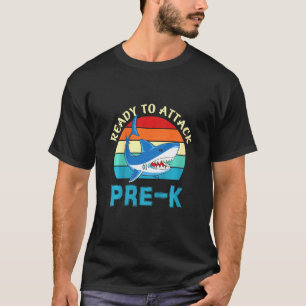 Barn Redo att attackera förkroppsskorgar första da T Shirt