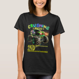 Barn Redo att krossa andra Klass Monster Lastbil a T Shirt