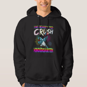 Barn redo att krossa förskolepapegojfågel hoodie