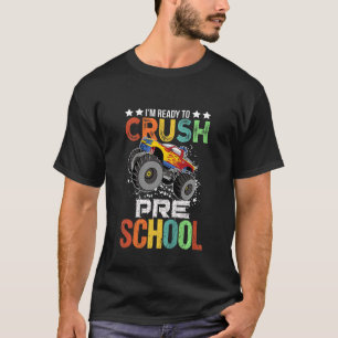 Barn Redo att krossa Preschool Monster Lastbil Boy T Shirt