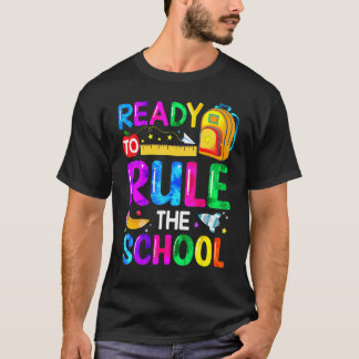 Barn Redo att styra Back to school-skolans organ T Shirt