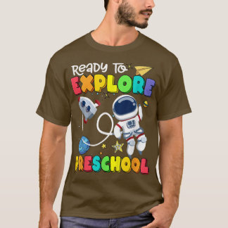 Barn Redo att utforska Preschool Back to school As T Shirt