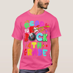 Barn Redo till Sten 4:e Guitar Back to school T Shirt
