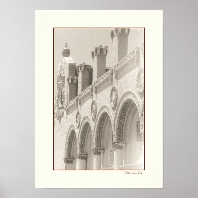 Barn Restaurant Facade Poster (Framsidan)