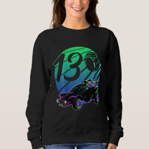 Barn Retro I 13:e födelsedag I Rc-bilar i fotboll T Shirt