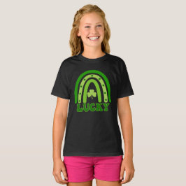 Barn Retro Lucky Shamrock Rainbow St. Patrick’s T Shirt