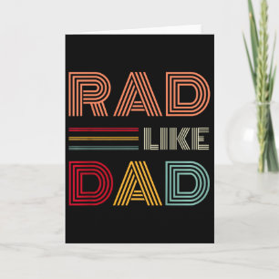 Barn Retro Rad Som Pappa Tee Matchande Far Son Kort
