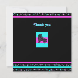 Barn Retro Roller Skating Party - tackkort Tack Kort