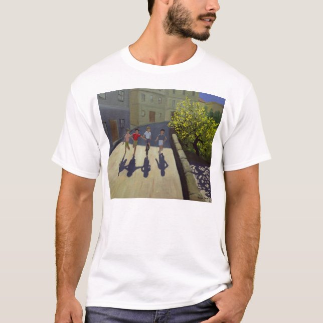 Barn rinnande Lesbos 1999 Tee Shirt (Framsida)