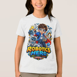Barn Robotik Hjälte STEM Robot T-Shirt