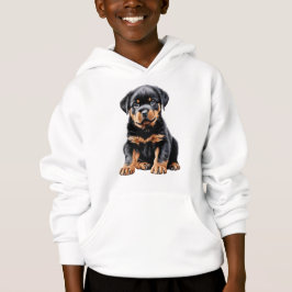 Barn Rottweiler Puppy Hoodie T Shirt