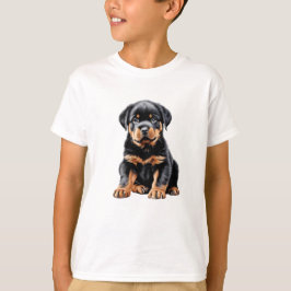 Barn Rottweiler Puppy T-Shirt